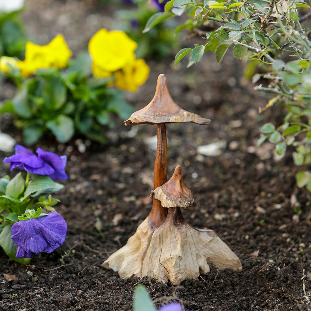 Witch's Hat Mushroom Set of 4 By Garden Age Supply | Sculptures | Modishstore - 3