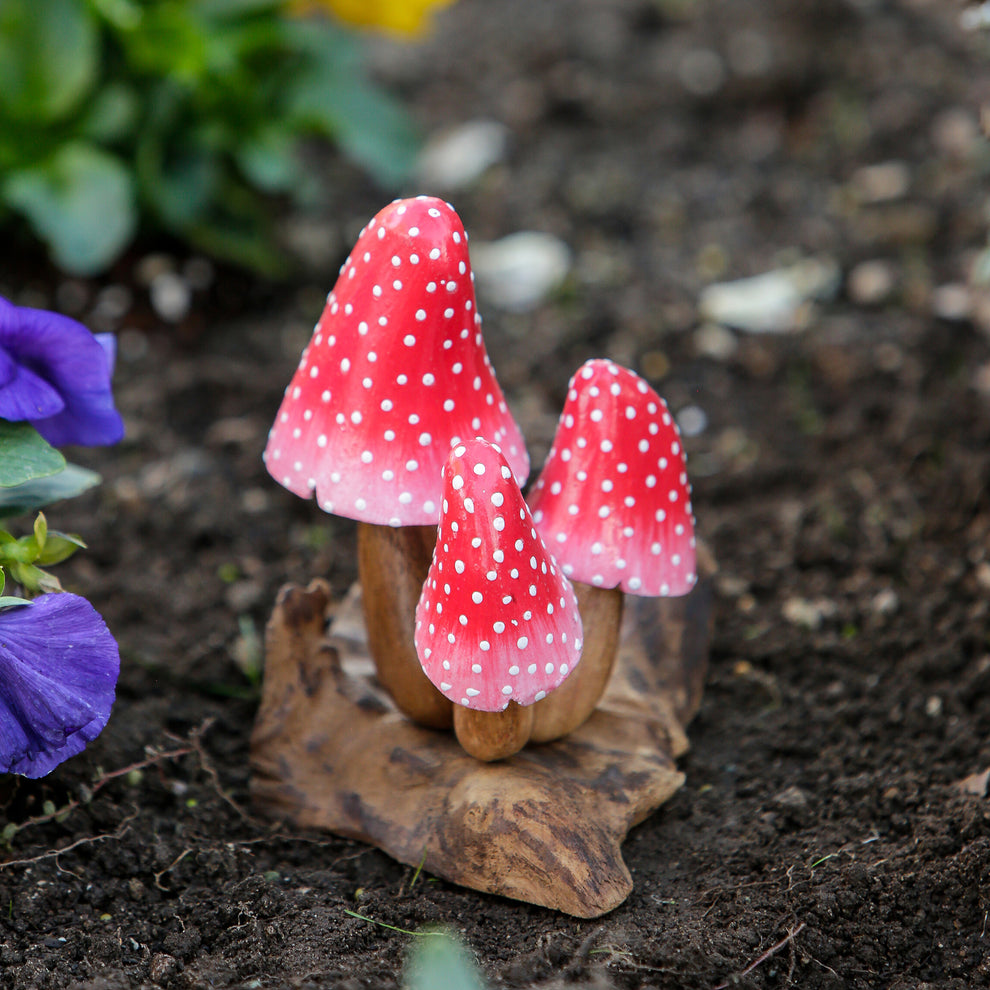 Parasite Banana Mushroom Set of 4 By Garden Age Supply | Sculptures | Modishstore - 2