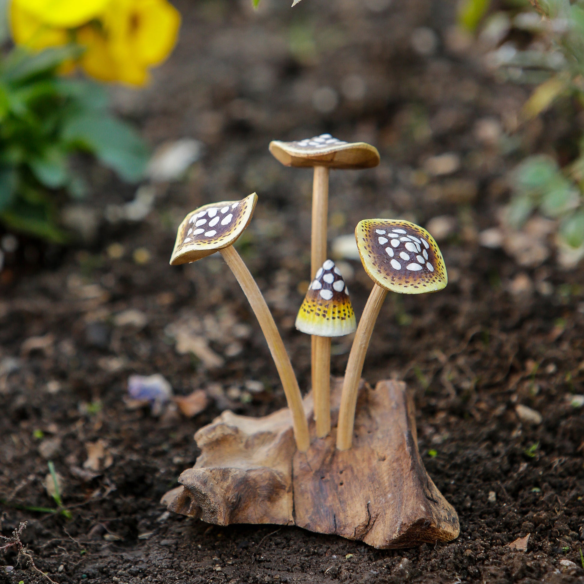 Parasite Kritik Mushroom Set of 4 By Garden Age Supply | Sculptures | Modishstore - 1