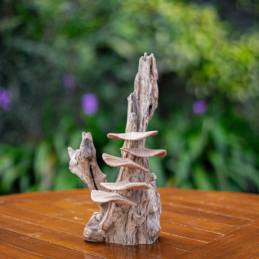 Parasite Turkey Tail Mushroom Set of 4 By Garden Age Supply | Sculptures | Modishstore - 1