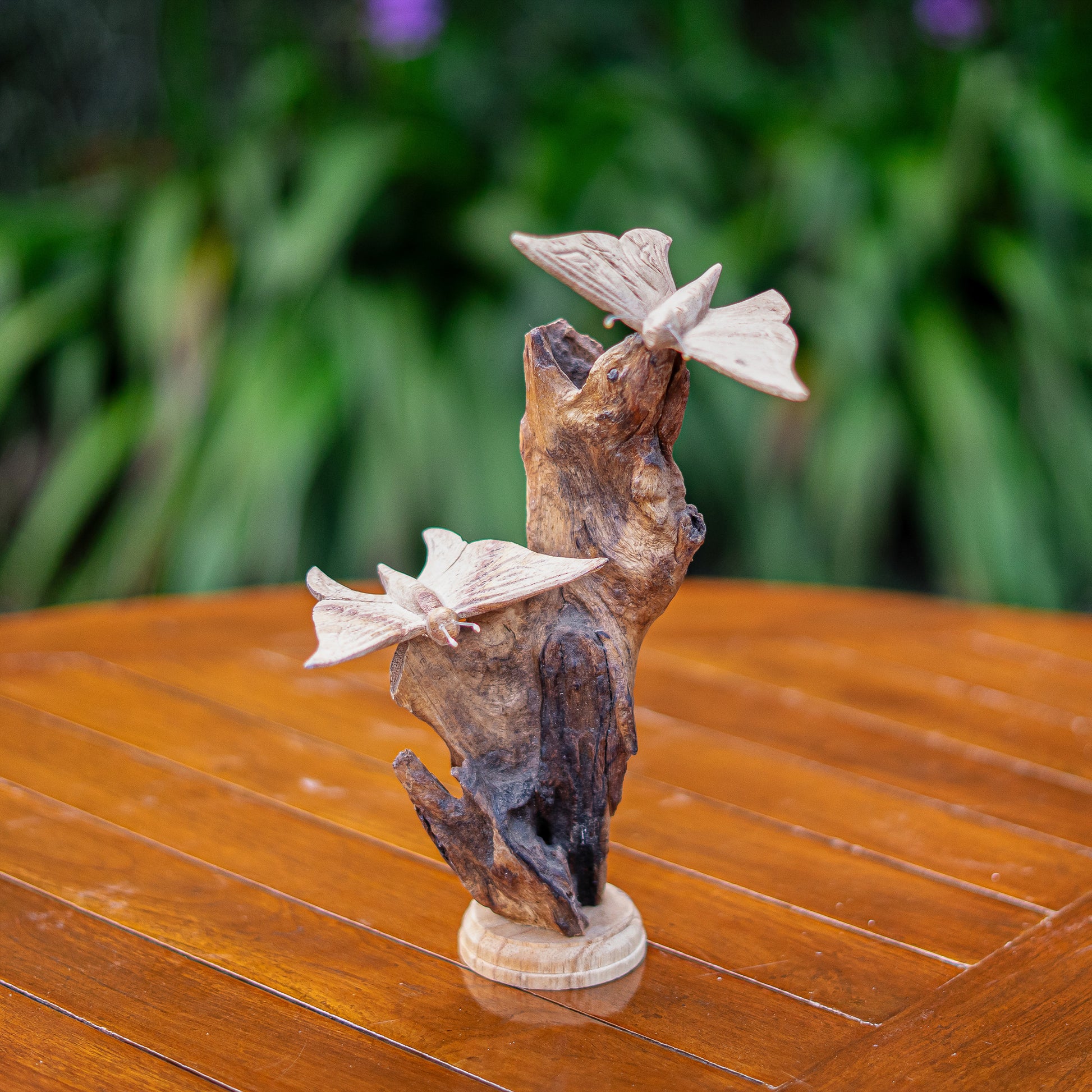 Parasite Butterfly on Tree Set of 4 By Garden Age Supply | Sculptures | Modishstore - 1