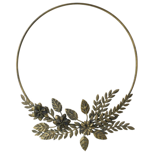 Astoria Foliage Wreath, Metal Set Of 4 By HomArt | Wreath | Modishstore