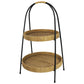 Cayman 2-Tier Stand, Rattan By HomArt | Stands | Modishstore - 1