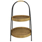 Cayman 2-Tier Stand, Rattan By HomArt | Stands | Modishstore - 2