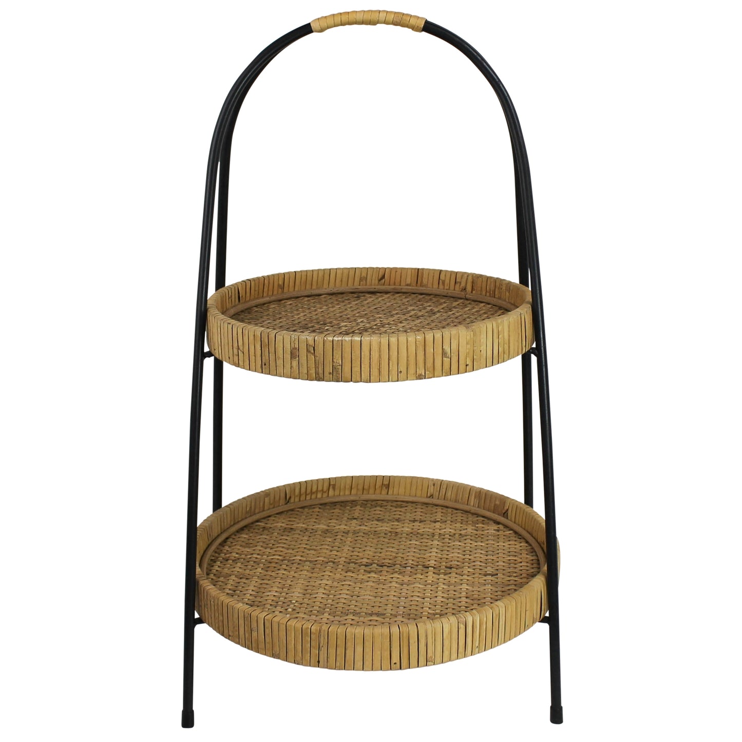 Cayman 2-Tier Stand, Rattan By HomArt | Stands | Modishstore - 2