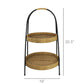 Cayman 2-Tier Stand, Rattan By HomArt | Stands | Modishstore - 3