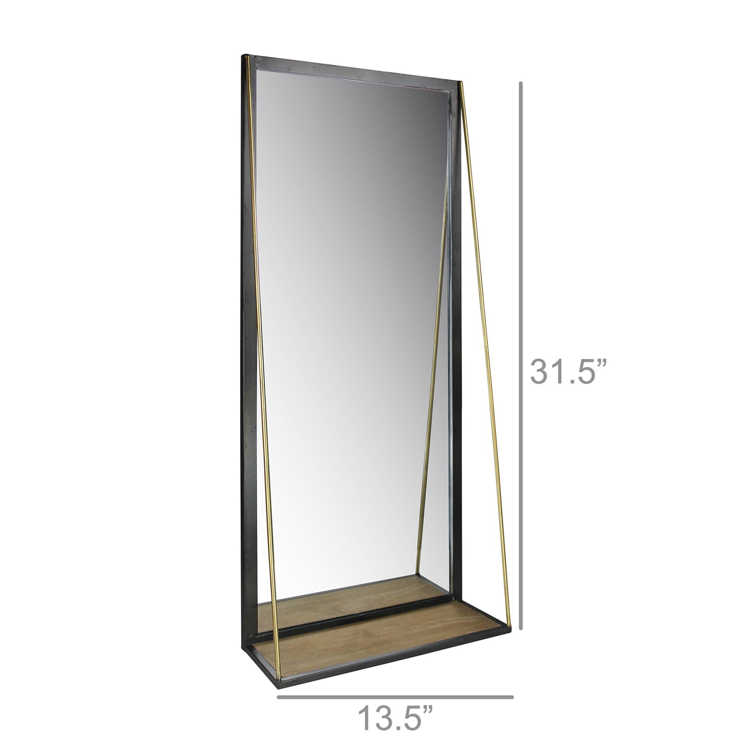 Archer Narrow Mirror Shelf By HomArt | Mirrors | Modishstore - 2
