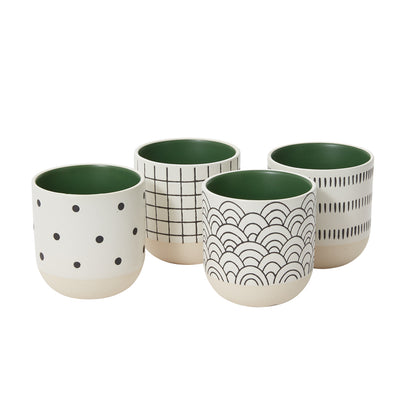 Merrick Mug - Set of 8 By Accent Decor | Planters, Troughs & Cachepots | Modishstore - 7