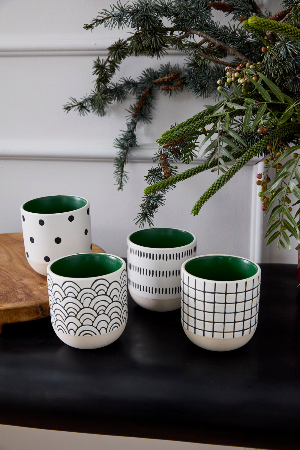 Merrick Mug - Set of 8 By Accent Decor | Planters, Troughs & Cachepots | Modishstore - 8
