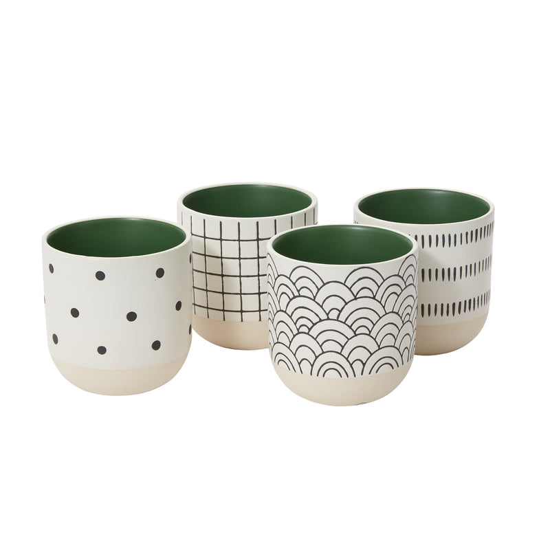 Merrick Mug - Set of 8 By Accent Decor | Planters, Troughs & Cachepots | Modishstore - 7