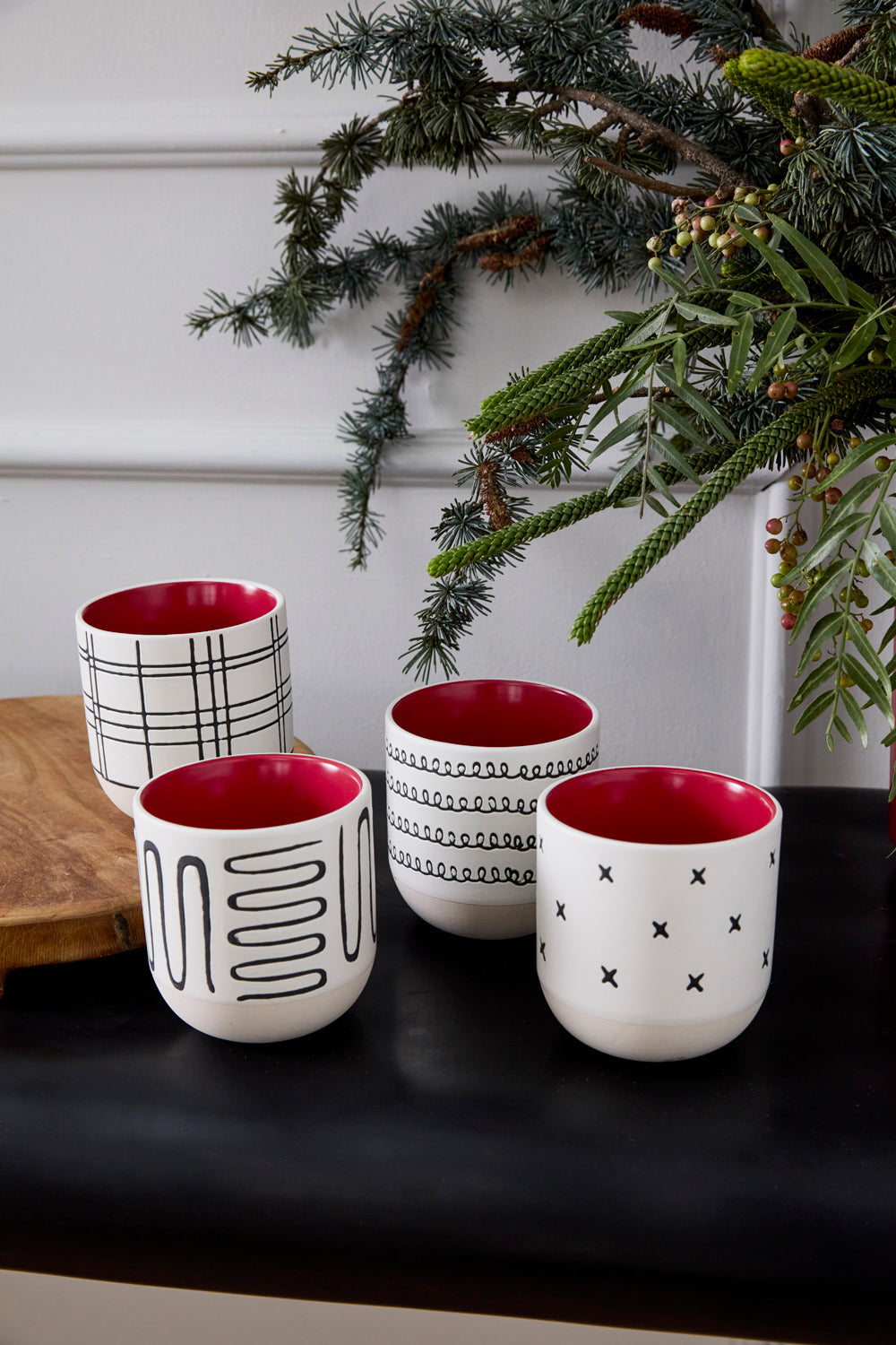 Merrick Mug - Set of 8 By Accent Decor | Planters, Troughs & Cachepots | Modishstore - 4