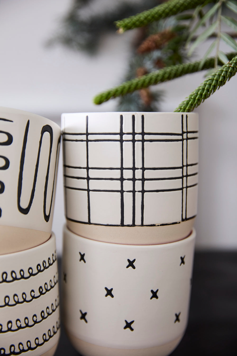 Merrick Mug - Set of 8 By Accent Decor | Planters, Troughs & Cachepots | Modishstore - 5