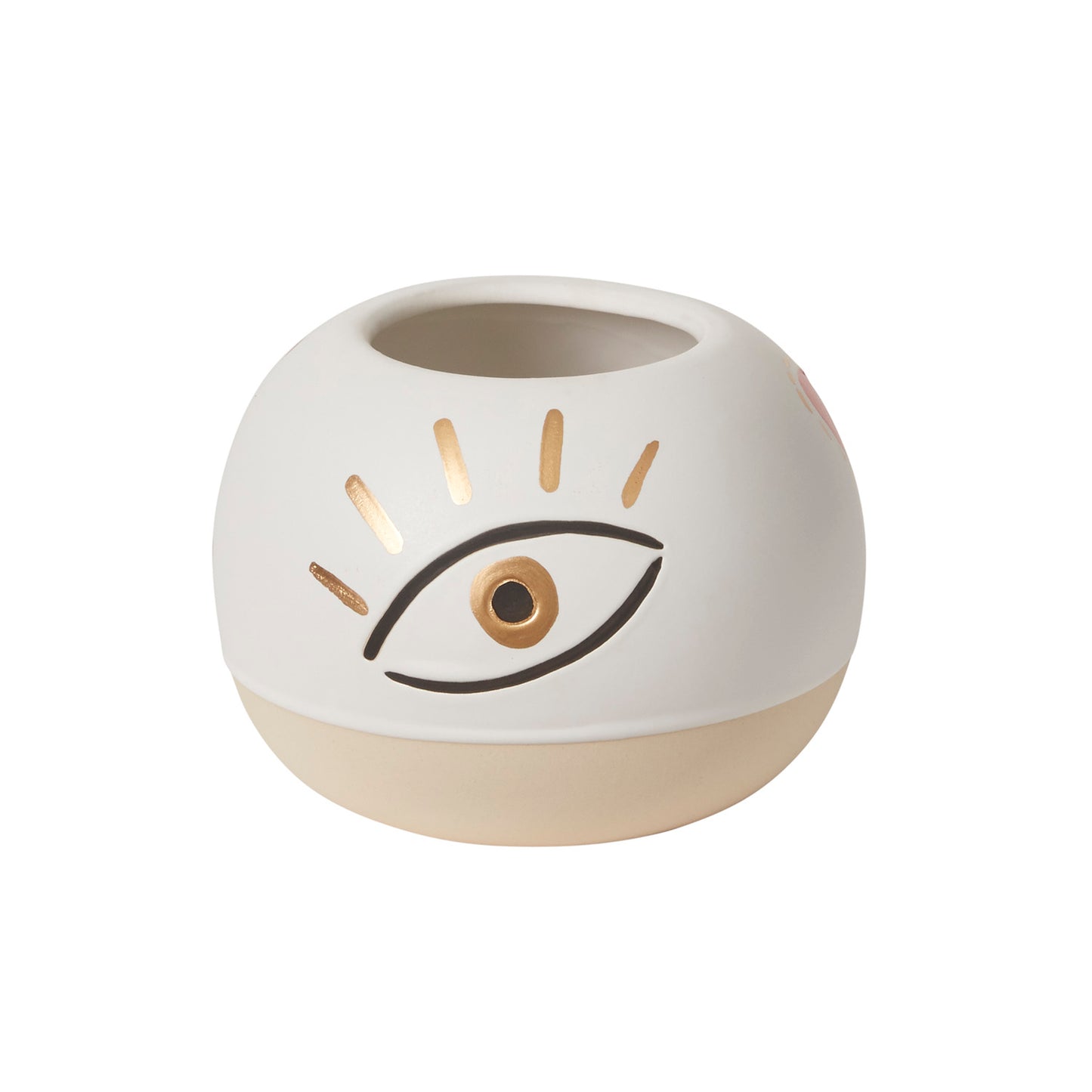 Eye Heart Vase Set of 4 By Accent Decor | Vases | Modishstore - 2