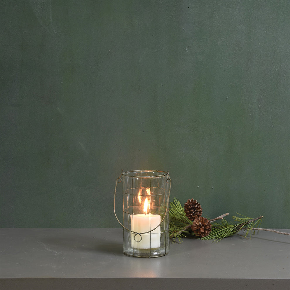 Nils Lantern, Glass - Large Set Of 4 By HomArt | Lanterns | Modishstore - 4