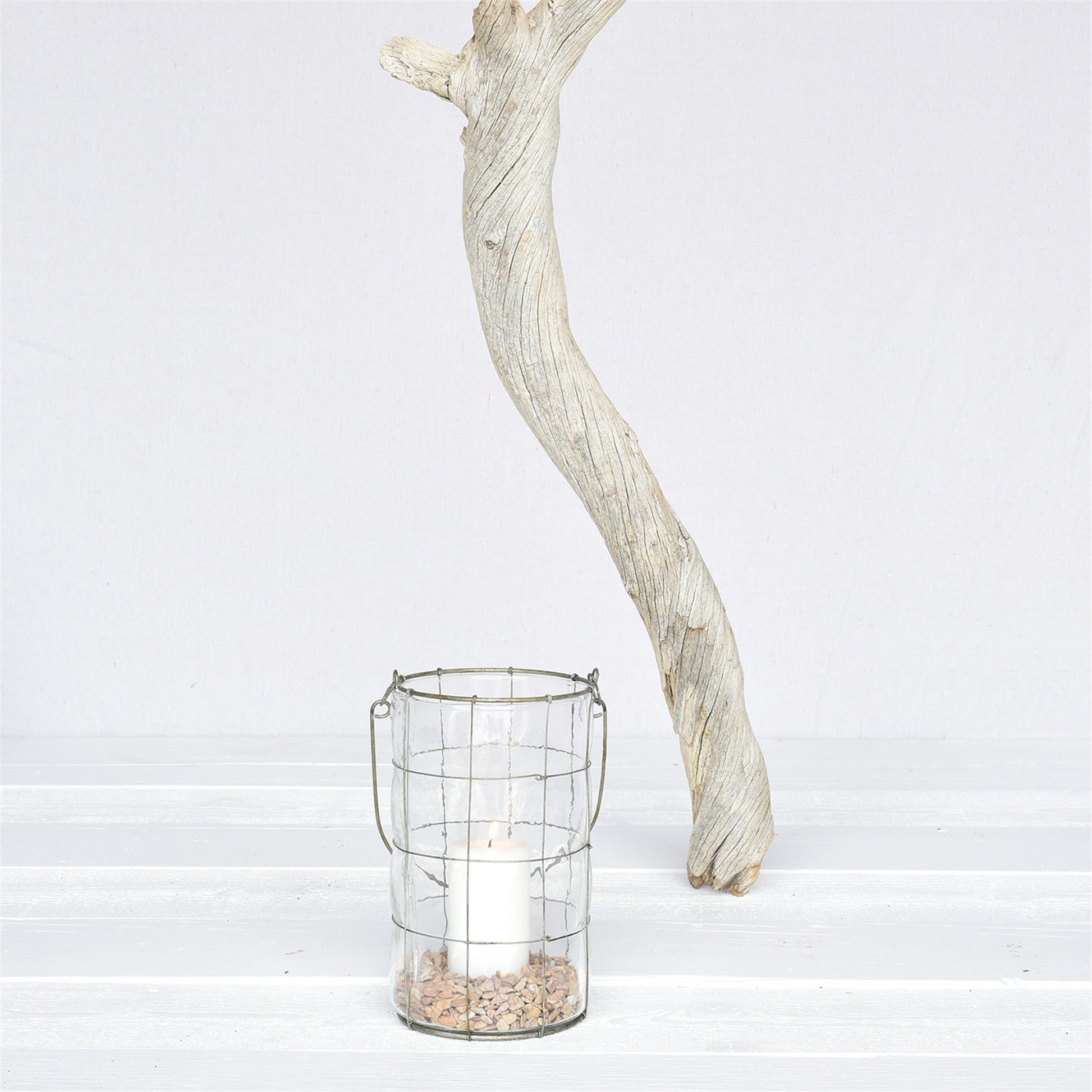 Nils Lantern, Glass - Large Set Of 4 By HomArt | Lanterns | Modishstore - 2
