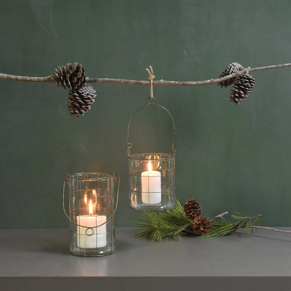 Nils Lantern, Glass - Large Set Of 4 By HomArt | Lanterns | Modishstore - 5