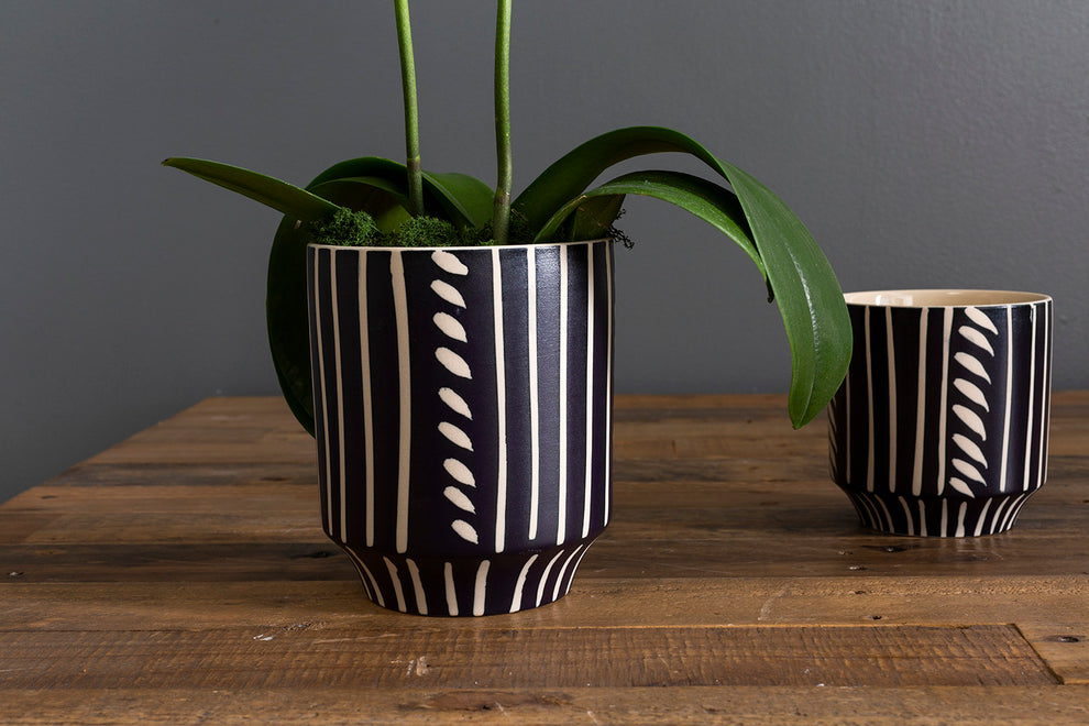 Ziva Pot Set of 4 By Accent Decor | Planters, Troughs & Cachepots | Modishstore - 11