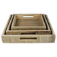 Shaw Wood Trays, Square - Set of 6 By HomArt | Trays | Modishstore - 5