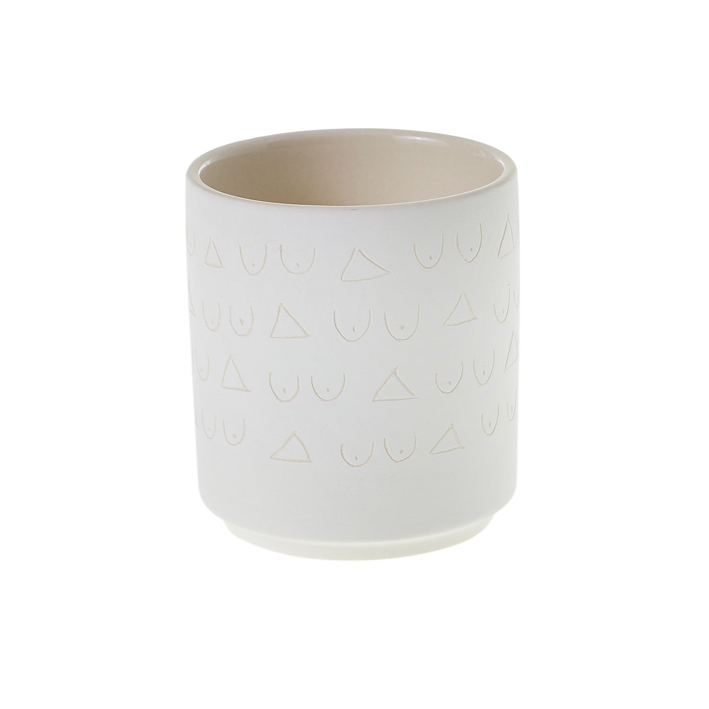 Triangles and Tatas Pot Set of 8 By Accent Decor | Planters, Troughs & Cachepots | Modishstore - 2