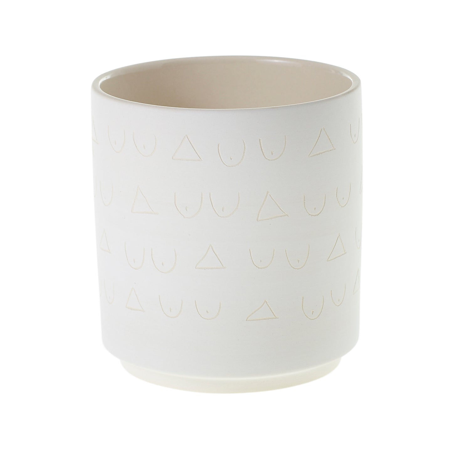 Triangles and Tatas Pot Set of 8 By Accent Decor | Planters, Troughs & Cachepots | Modishstore - 6