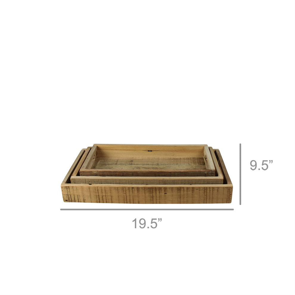 Shaw Rectangle Trays - Set/6 By HomArt | Trays | Modishstore - 2