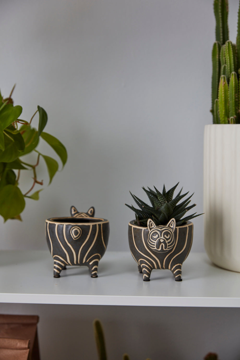 Puppy Love Planter Set of 4 By Accent Decor | Planters, Troughs & Cachepots | Modishstore - 6