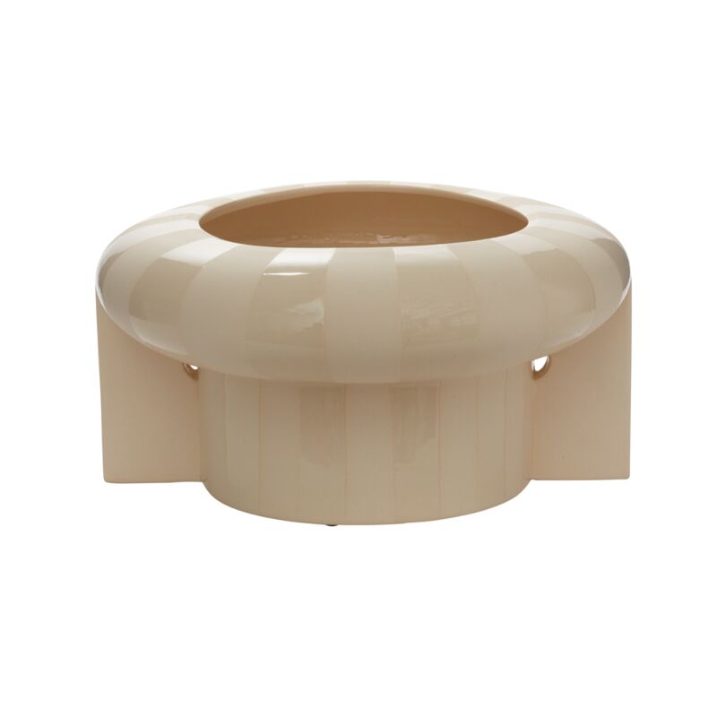 Replay Footed Bowl 16.25"x 8.5" By Accent Decor | Decorative Bowls | Modishstore - 3