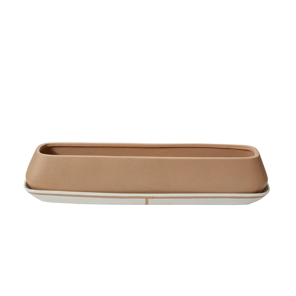 Dublin Planter with Saucer By Accent Decor | Planters, Troughs & Cachepots | Modishstore - 10