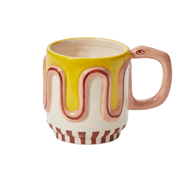 Wild Tails Mug Set of 4 By Accent Decor | Planters, Troughs & Cachepots | Modishstore - 4
