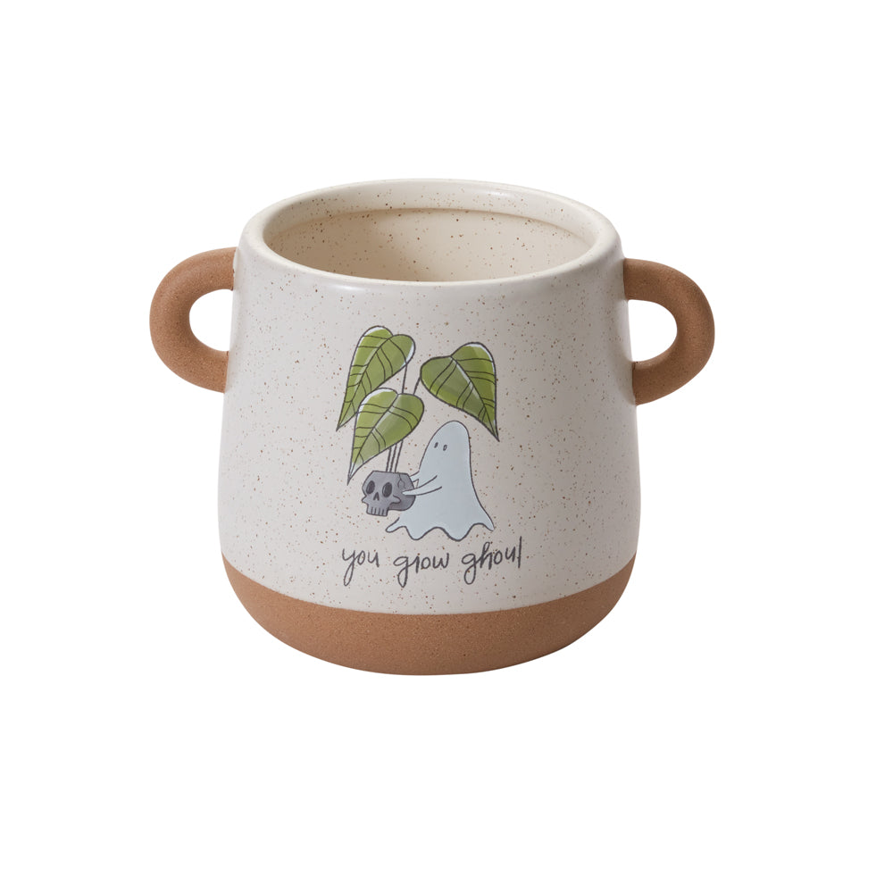 Optimistic Ghost Pot Set of 4 By Accent Decor | Planters, Troughs & Cachepots | Modishstore - 7