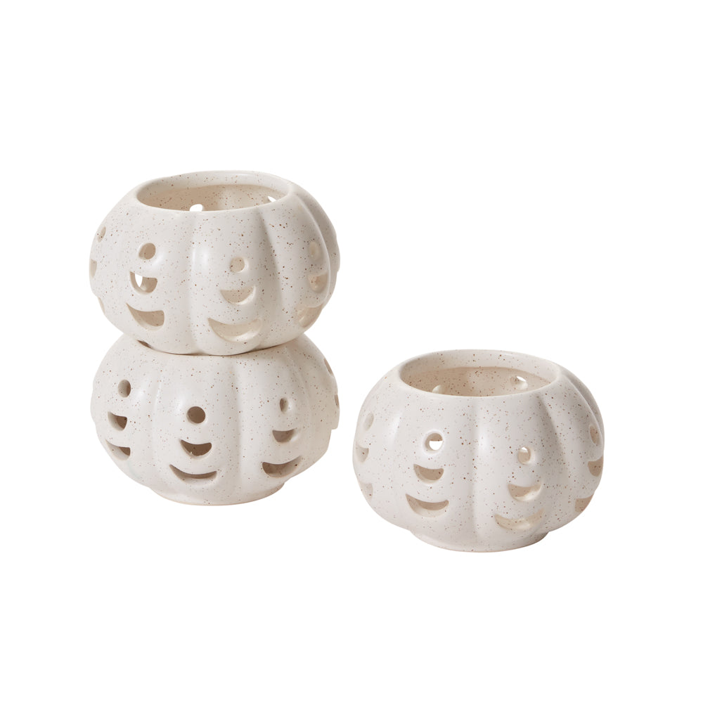 Pumpkin Stack Votive - Set of 6 By Accent Decor | Planters, Troughs & Cachepots | Modishstore - 2