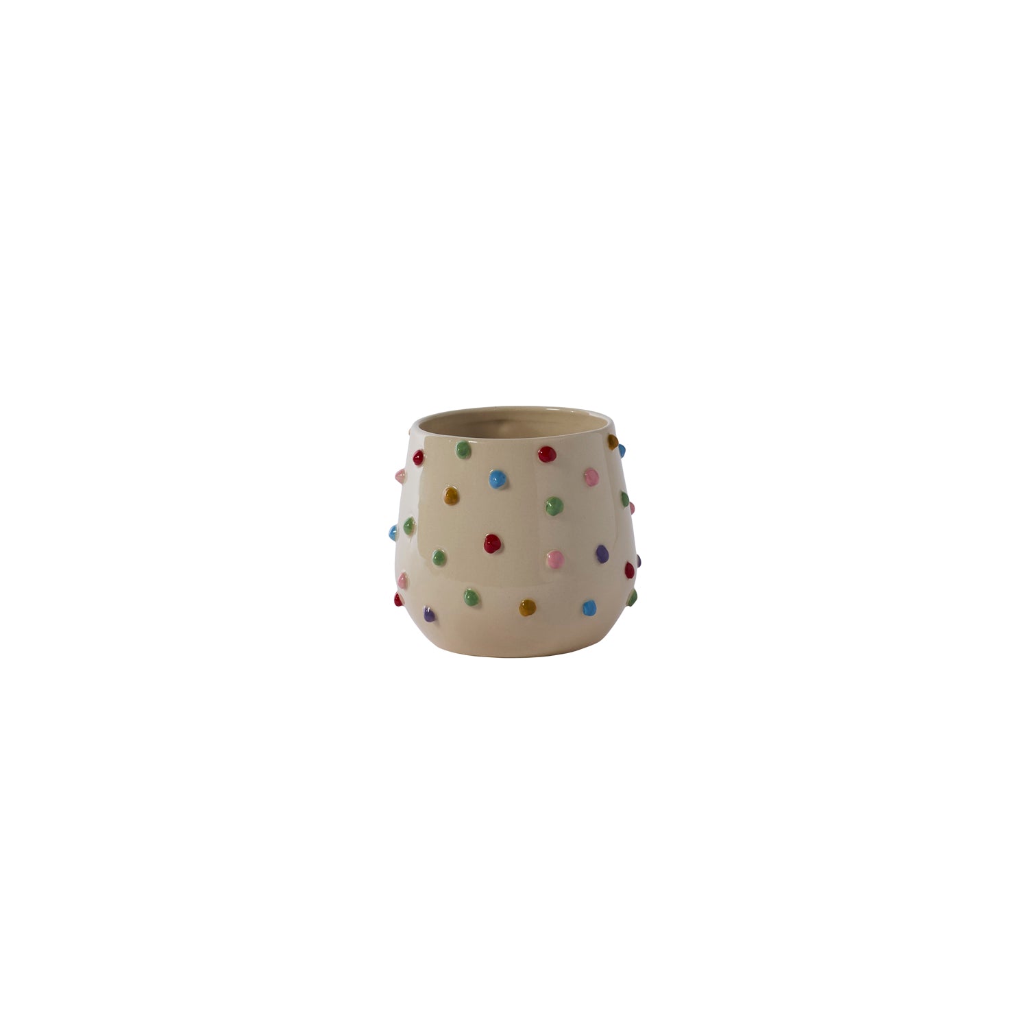Color Dot Pot Set of 4 By Accent Decor | Planters, Troughs & Cachepots | Modishstore - 2