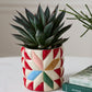 Cozy Quilt Pot Set of 4 By Accent Decor | Planters, Troughs & Cachepots | Modishstore - 9