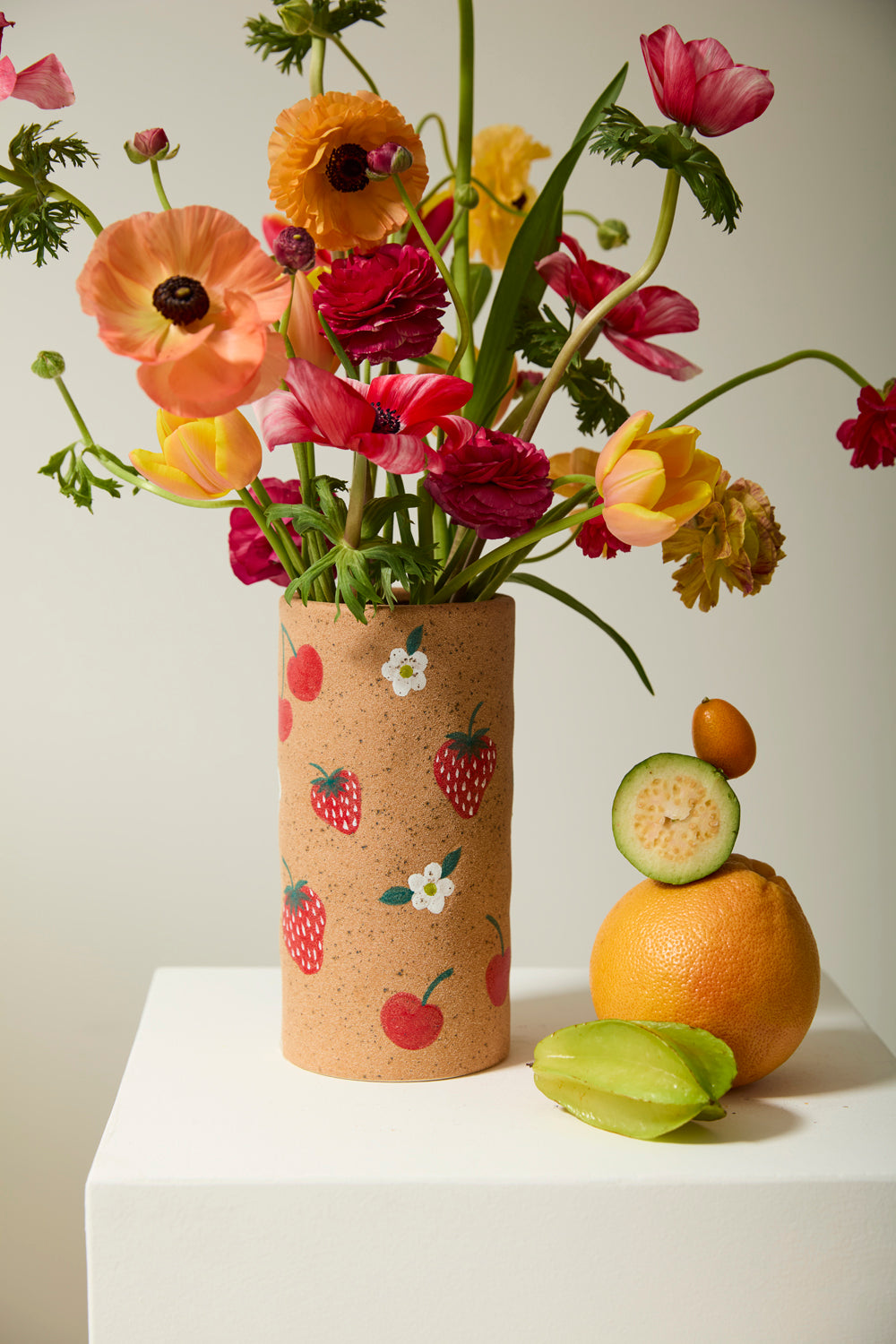 Cherry Vase Set of 4 By Accent Decor | Vases | Modishstore - 5
