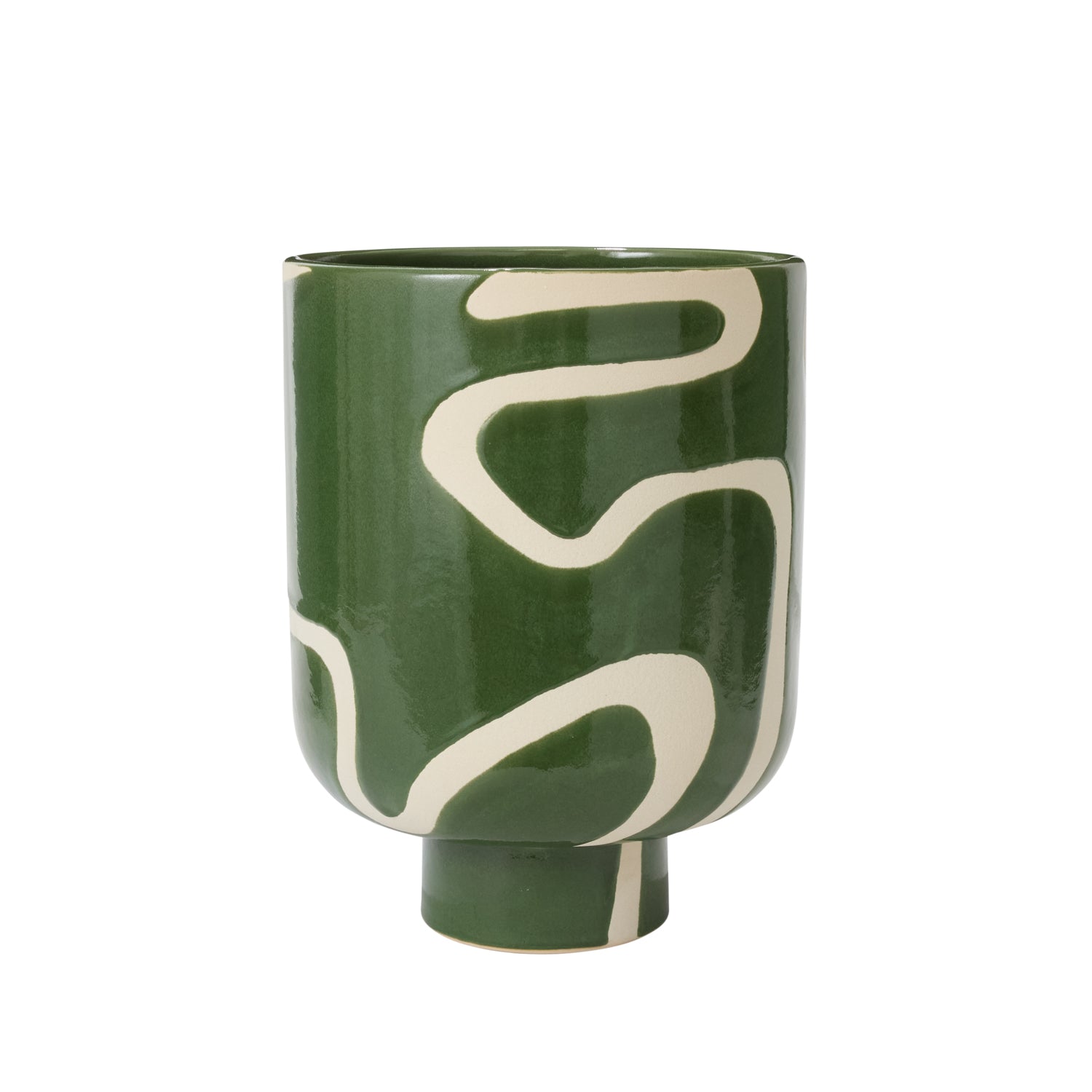 Curvature Pot By Accent Decor | Planters, Troughs & Cachepots | Modishstore - 2