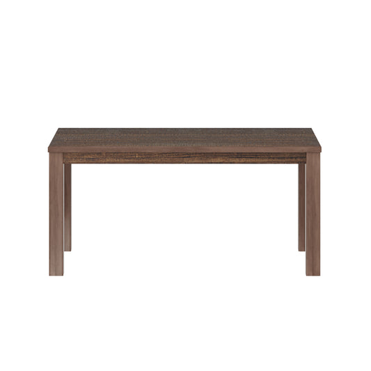 Espresso Solid Wood Dining Table By Homeroots | Dining Tables | Modishstore - 1
