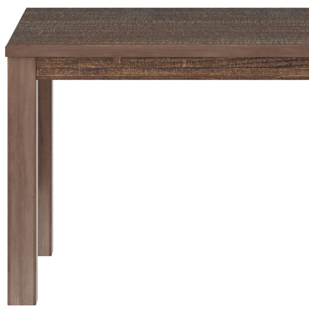 Espresso Solid Wood Dining Table By Homeroots | Dining Tables | Modishstore - 4