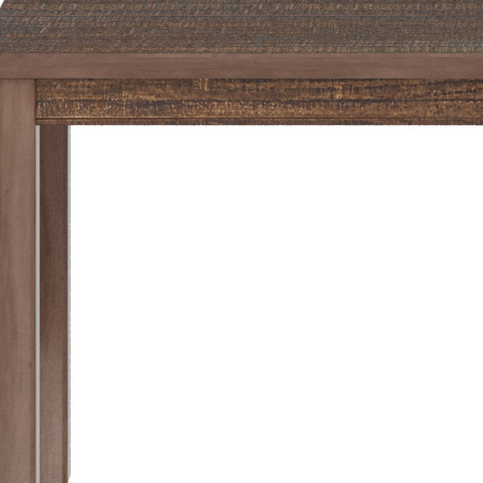 Espresso Solid Wood Dining Table By Homeroots | Dining Tables | Modishstore - 5