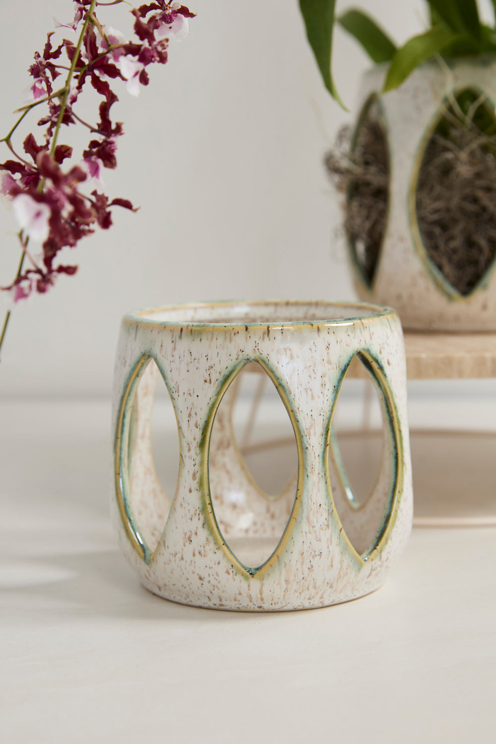 Minka Orchid Pot Set of 2 By Accent Decor | Planters, Troughs & Cachepots | Modishstore - 6