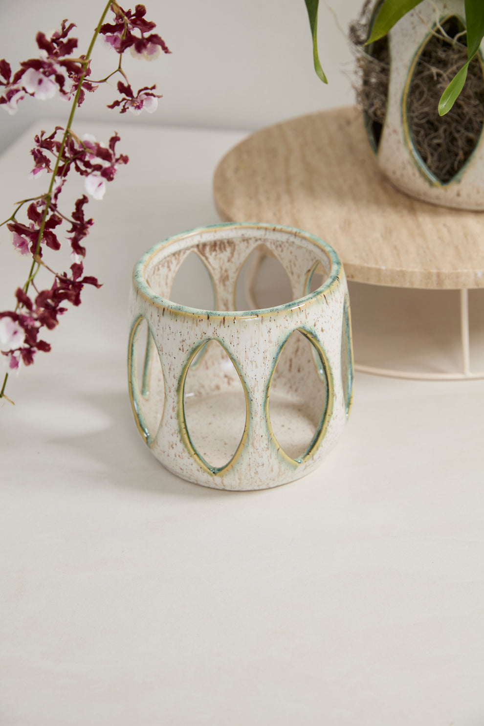 Minka Orchid Pot Set of 2 By Accent Decor | Planters, Troughs & Cachepots | Modishstore - 7
