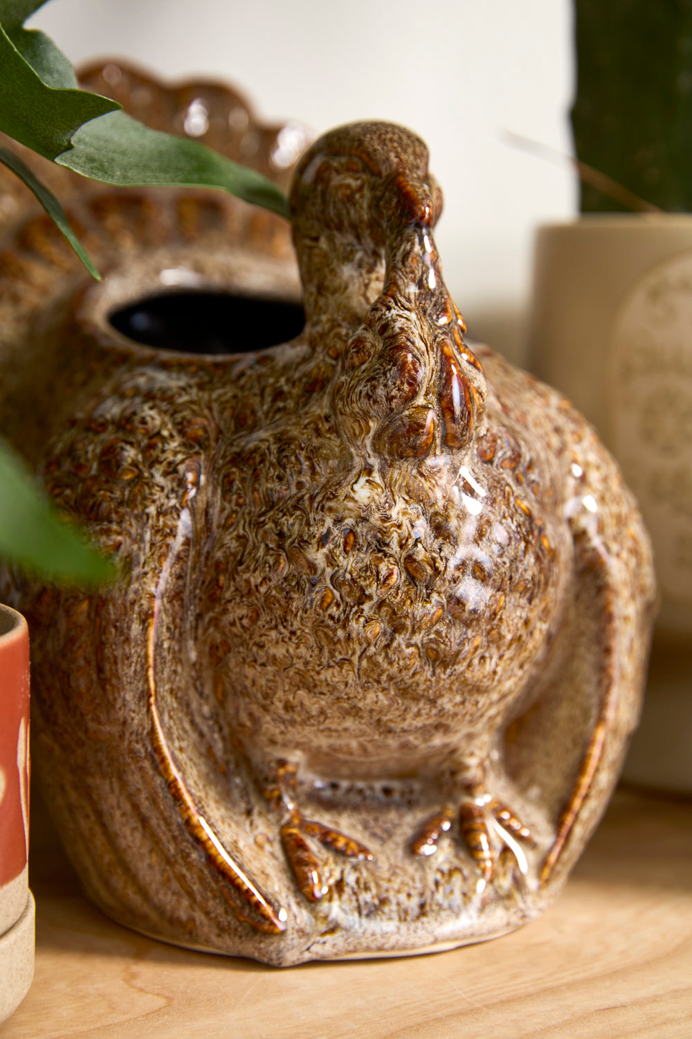 Wild Turkey Pot By Accent Decor | Planters, Troughs & Cachepots | Modishstore - 8