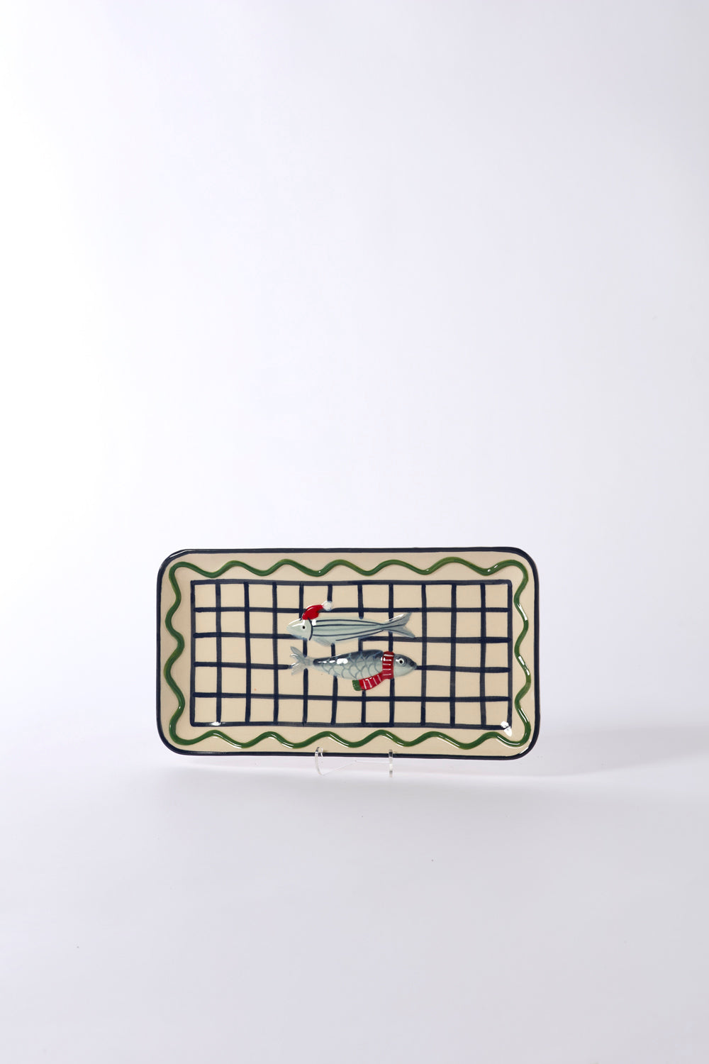 Festive Fish Platter Set of 2 By Accent Decor | Planters, Troughs & Cachepots | Modishstore - 5