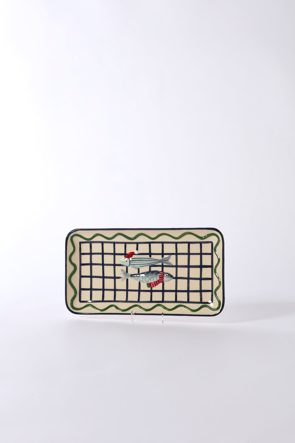 Festive Fish Platter Set of 2 By Accent Decor | Planters, Troughs & Cachepots | Modishstore - 5