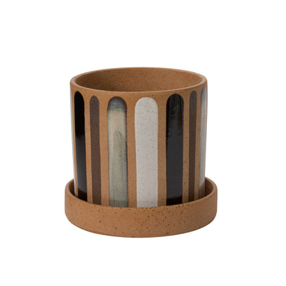 Truman Pot with Saucer Set of 2 By Accent Decor | Wall Decor | Modishstore - 8