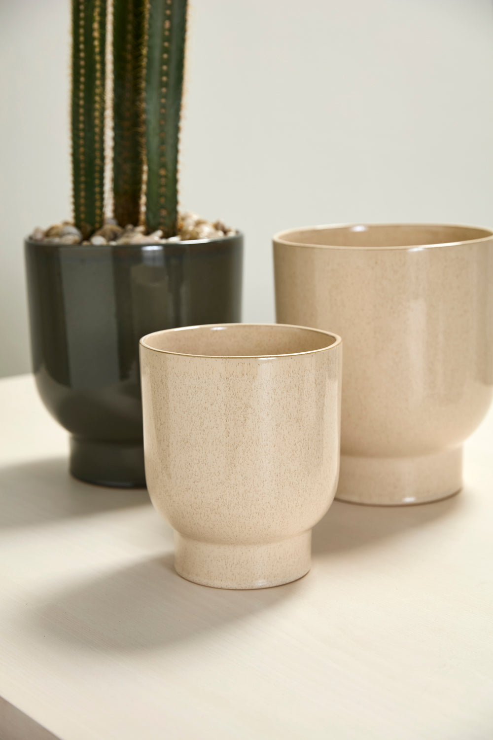Fischer Pot Set of 8 By Accent Decor | Planters, Troughs & Cachepots | Modishstore - 8