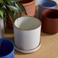 Author Pot with Saucer Set of 4 By Accent Decor | Planters, Troughs & Cachepots | Modishstore - 11