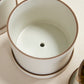 Author Pot with Saucer Set of 4 By Accent Decor | Planters, Troughs & Cachepots | Modishstore - 15