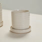 Morse Pot with Saucer Set of 4 By Accent Decor | Planters, Troughs & Cachepots | Modishstore - 6