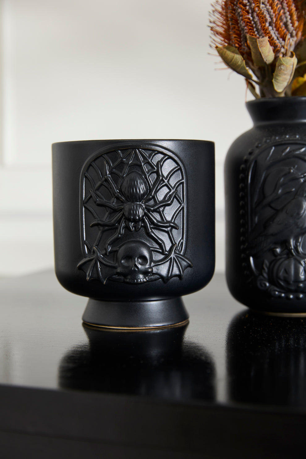 Black Magic Collection Set of 8 By Accent Decor | Planters, Troughs & Cachepots | Modishstore - 7