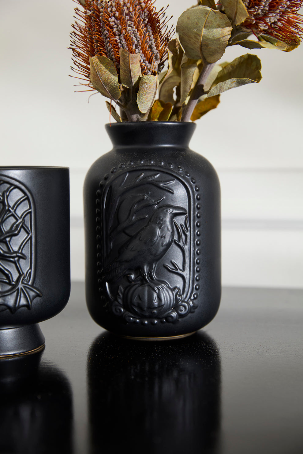Black Magic Collection Set of 8 By Accent Decor | Planters, Troughs & Cachepots | Modishstore - 9